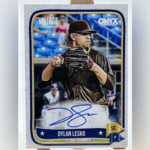 Dylan Lesko On-Card Auto